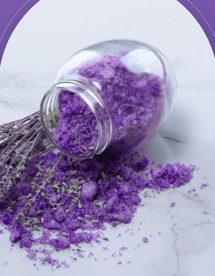 Lavender Banyo Tuzu